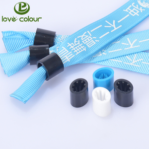 Plastica di Colore diverso di Chiusura Slide Fibbia Catenaccio di Blocco Per Evento Tessuto Braccialetti