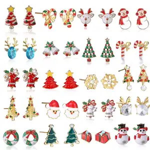 European and American Fashion Christmas New designs cute earrings