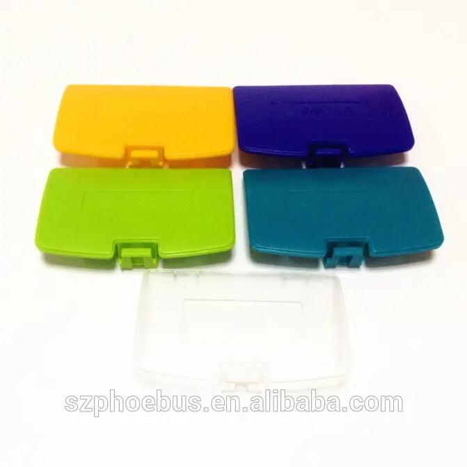 5 Kleuren Geel, Groen, Transparant, Paars, Blauw Batterijdeksel Reparatie Vervanging Voor Nintendo Gameboy Kleur Gbc Console