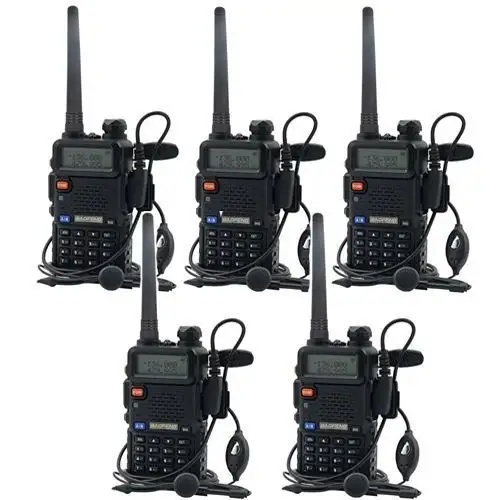 10km gama 5R 5w Baofeng UV vhf uhf handheld walkie talkie