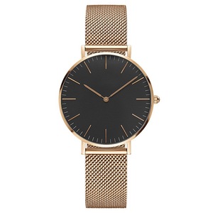 Oem all'ingrosso quarzo 5atm impermeabile in acciaio inossidabile da <span class=keywords><strong>donna</strong></span> in <span class=keywords><strong>oro</strong></span> <span class=keywords><strong>rosa</strong></span> orologi da polso - Product Image 1