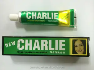 Charlie toothpaste for advertisement