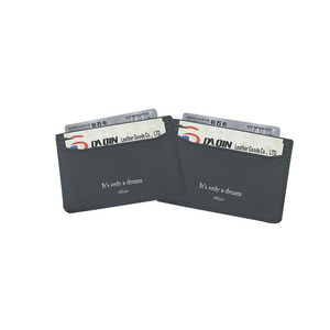 2018 RFID personalizada cuero de la PU Cartera de tarjeta de crédito titular caso <span class=keywords><strong>para</strong></span> negocios - Product Image 1