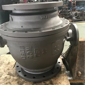 16 "hai-Pc WCB ANSI 150LB Bóng Van với Gear Box