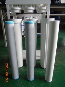 Filtre à eau électrique en plastique à osmose inverse 5 étapes 400G de fabrication taïwanaise avec boîtier de 20 pouces pour hôtels, foyers et usage extérieur - Product Image 4