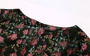 Lo nuevo Brocado dobby tela woen moda Mujeres Sexy vestido de Fiesta Vestido de mujer de la Oficina del vestido - Product Image 5