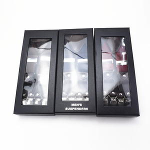 Bretelle Gallus da <span class=keywords><strong>uomo</strong></span> di alta qualità in confezione da 6 clip di colore ispessimento Meetee - Product Image 3