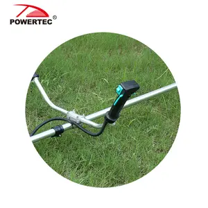 POWERTEC 도매 750w 1150w 1400w 2 스트로크 가스 브러시 커터 가솔린 잔디 트리머