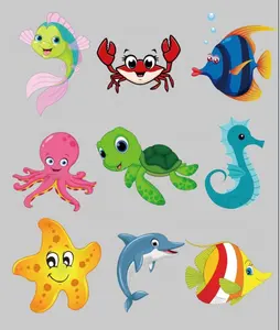 Kits <span class=keywords><strong>de</strong></span> Pintura por Números Fáciles <span class=keywords><strong>de</strong></span> Hacer, Mini Pintura <span class=keywords><strong>de</strong></span> Diamantes del Mundo Marino para Principiantes - Product Image 1