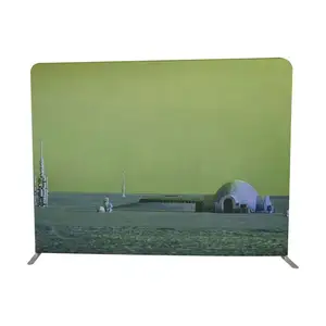 8Feet Aluminium Frame Led Light Advertising Wall Tension Fabric Display