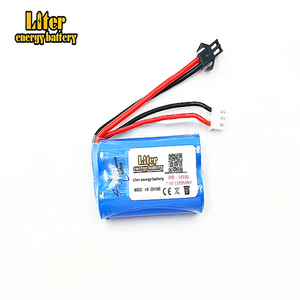 7,4 v 14500 Li-Ion 1500 MAH Paquete de batería recargable de litio de agua suave PISTOLA DE y <span class=keywords><strong>RC</strong></span> coche barco Avión Helicóptero juguetes - Product Image 4