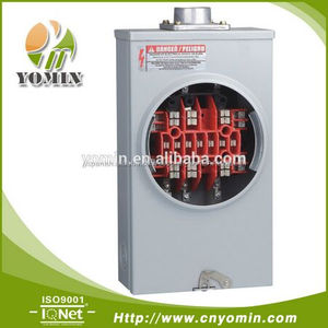 ISO 9001 de Fábrica YM-<span class=keywords><strong>20</strong></span> Monofásico Metro Zócalo de Base Cuadrada, ANSI Enchufe Medidor De Energía de Potencia - Product Image 2