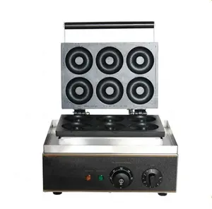 Electric Interchangeable Plate Electric Donut Maker /Donut Production Machine / Stainless Steel Food Manufacturing Machine