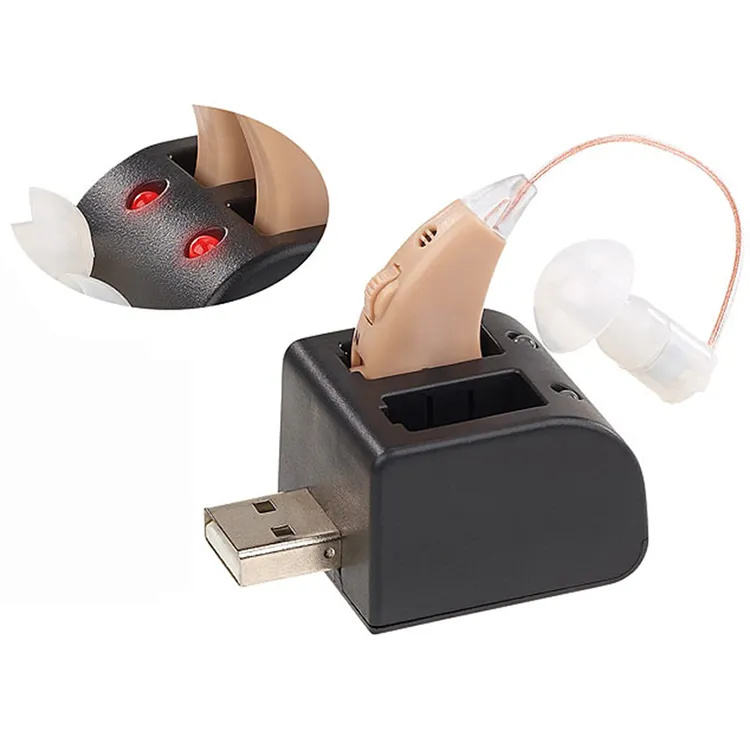 USB Rechargeable Hearing Aid Earphones for the deaf