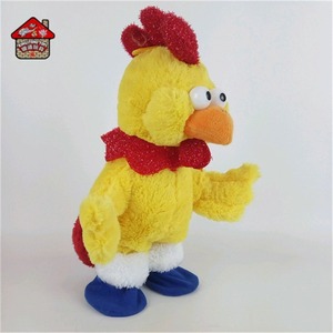 Movimento giallo gallo giocattolo elettronico peluche animale giocattolo danza e canto - Product Image 3
