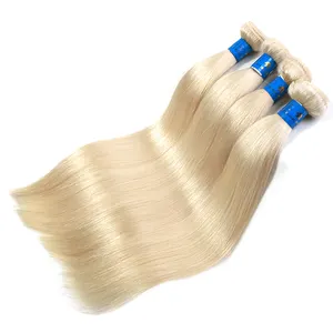 Cheap virgin remy hair color 613,good texture different color hair weaves,tangle wet and wavy blonde brazilian hair color 27