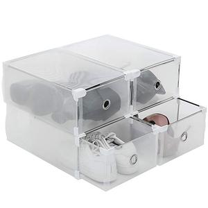 <span class=keywords><strong>Caja</strong></span> apilable de plástico transparente para almacenamiento de <span class=keywords><strong>zapatos</strong></span>, contenedor apto para <span class=keywords><strong>zapatos</strong></span> pequeños, grandes y medios - Product Image 1
