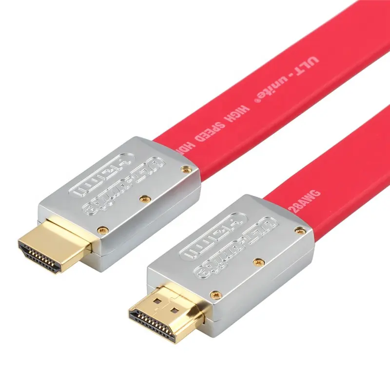 ULT-unite Hot Seller Flat HDMI Cable 4K 60Hz 18Gbps High Speed HDMI Cable