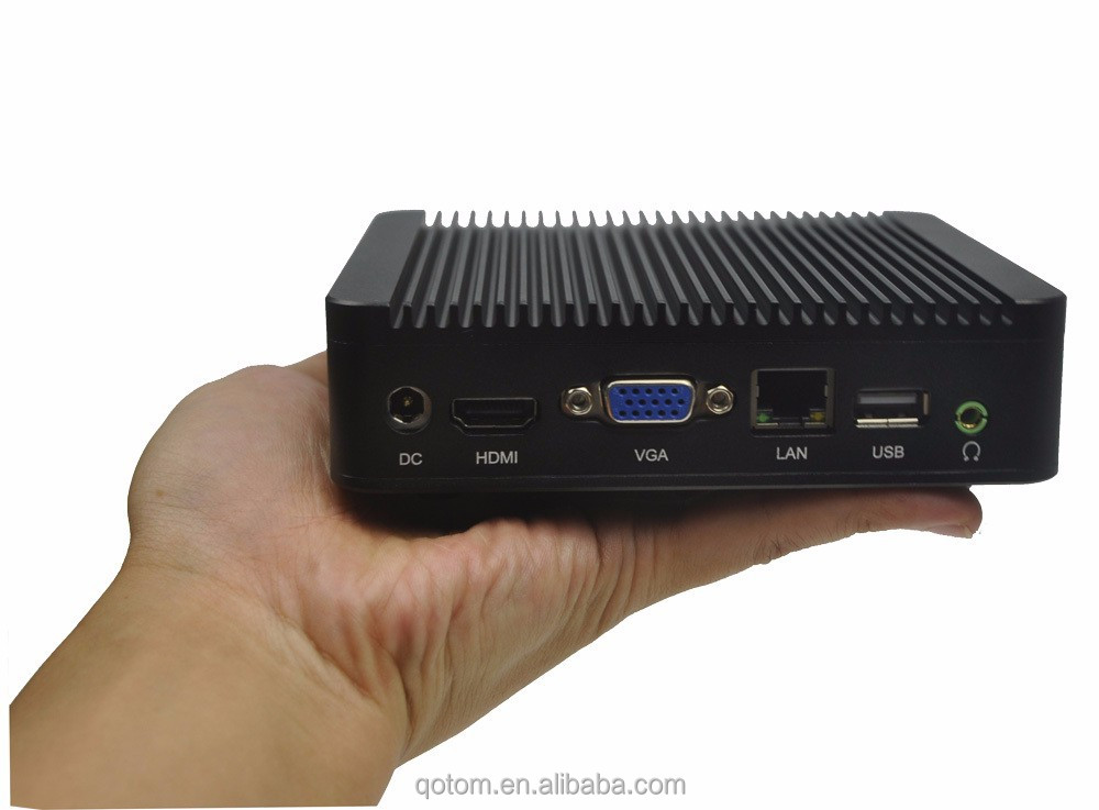 12 V micro PC avec Bay Trail J1900 Quad core 2 Ghz soutien 2.5 polegada SATA HDD et SSD msata client léger