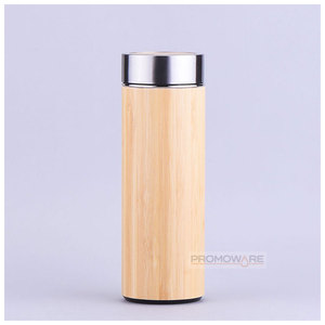 Flacon Thermos isotherme en bambou, avec affichage Led et contrôle de la température, ml - Product Image 5