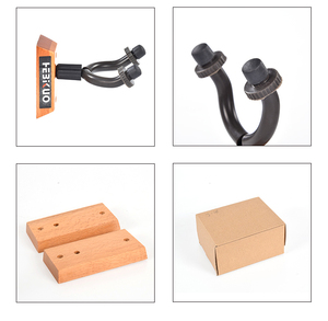 J-18 Premium Teleskop Auto-Lock Gitarren halter-Hoch leistungs stahl mit rutsch fester Gummi polsterung für Akustik-/E-Gitarren - Product Image 5