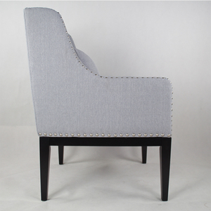 Normal espacios acento habitación suave <span class=keywords><strong>gris</strong></span> sillón sillas de <span class=keywords><strong>roble</strong></span> - Product Image 4