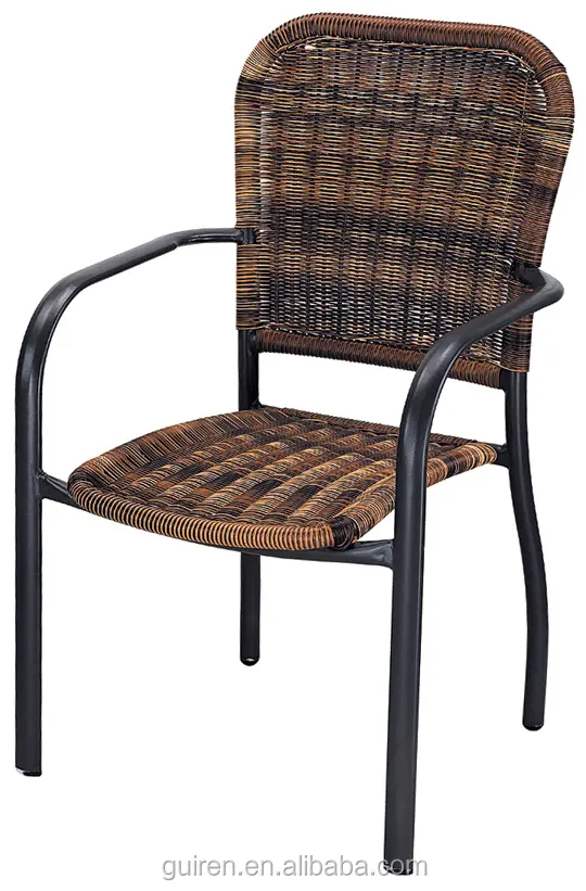 Ikea osier unique chaise utilisé accoudoir à manger chaises GR-121017