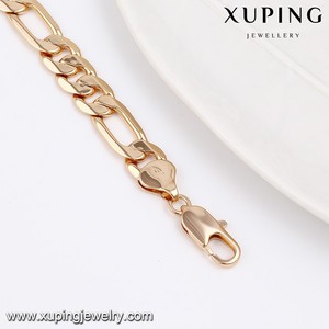 42962 <span class=keywords><strong>Xuping</strong></span> 18k color <span class=keywords><strong>oro</strong></span> collar de alta calidad para hombre - Product Image 4