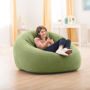 Fauteuil <span class=keywords><strong>gonflable</strong></span> confortable <span class=keywords><strong>INTEX</strong></span> 68576, type pouf individuel - Product Image 2