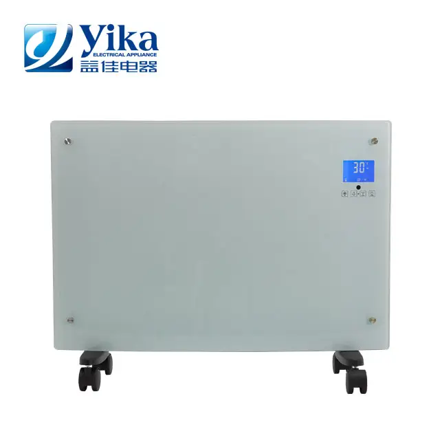 Panel Heater Home Decorative ECO Curved Glass Tempered Electrical Room Heater Panel Heating With Wifi