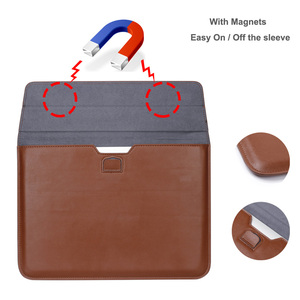 Custodia per laptop custodia per busta in pelle per <span class=keywords><strong>MacBook</strong></span> <span class=keywords><strong>Air</strong></span> 11.6 12 13 pollici 15 pollici - Product Image 3