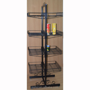 Cửa Hàng Trưng Bày Hàng Hóa Kệ Trưng Bày Dây Kim Loại Hai Mặt Nhiều Tầng Có Thể Điều Chỉnh - Product Image 5