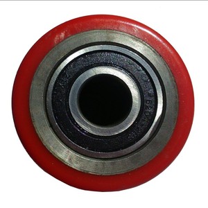 Roues de camion en polyuréthane, capacité de charge haute, entièrement résistante, roues de palette hydraulique, prix d'usine - Product Image 5