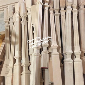 Stile romano a buon mercato in legno scala balcone balaustra - Product Image 1