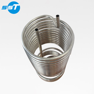 SST tubo scambiatore di calore elicoidale bobina, bobina di acqua scambiatore di calore di disegno - Product Image 2