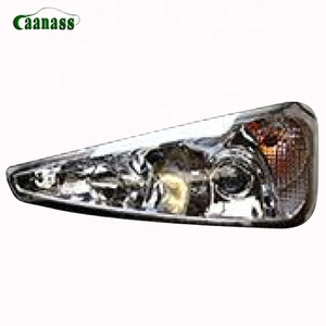 Chine guangzhou 24V pièces de carrosserie lampe frontale pour bus Irizar nouveau siècle 14 W/0 LED DRL lentille plat pièces de rechange AUTO haute qualité - Product Image 2