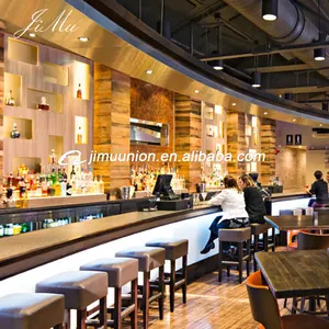बिक्री के लिए वाणिज्यिक कैफे रेस्तरां डिजाइन कस्टम बार काउंटरों