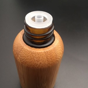 Venta caliente de bambú madera serie 10 ml 15 ml 30 ml esencial aceite de oliva tapa de vidrio cuentagotas - Product Image 5