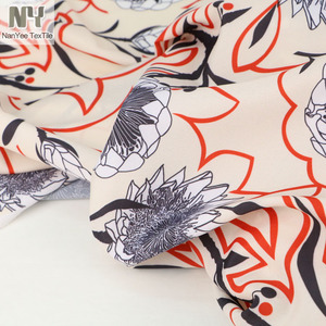 Nanyee textil girasol diseño sublimación impresa tela de gasa - Product Image 4