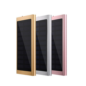 태양 충전기 태양 전원 은행 20000mAh 휴대용 외부 백업 야외 휴대 전화 배터리 충전기 LED 손전등 태양 - Product Image 4