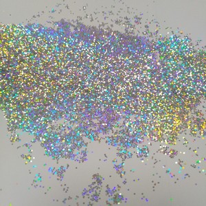 Xucai Glitter Powder Fine Bio Glitter Festival Artesaní<span class=keywords><strong>a</strong></span> Holográfica Poliéster Plata Glitter Shaker Fiesta promocional <span class=keywords><strong>a</strong></span> granel - Product Image 2