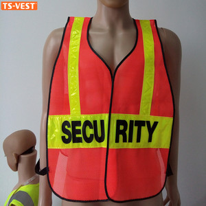 100% de tela de poliéster clase ANSI 2 guardia de seguridad chaleco reflectante chaleco de seguridad - Product Image 1