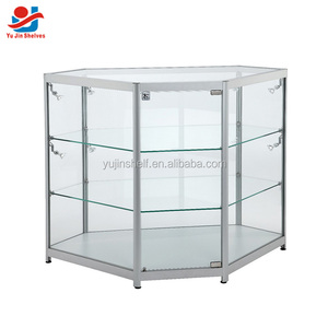 Abschließbare kurze Vitrine Vitrine Vitrine mit Rollen für Shop - Product Image 2