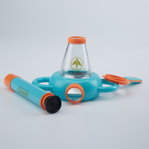 School Science <span class=keywords><strong>Bug</strong></span> <span class=keywords><strong>View</strong></span> Beaker Lupa Juego de juguete con telescopio y binoculares Lupa para niños - Product Image 2