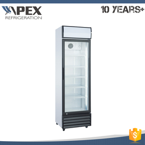 Nuevo estilo cómodo diseño de la manija de puerta de cristal vertical refrigerador <span class=keywords><strong>con</strong></span> <span class=keywords><strong>ruedas</strong></span> bloqueables - Product Image 2