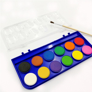 Meilleur <span class=keywords><strong>prix</strong></span> de 12/24/48 couleurs conception personnalisée papeterie emballage <span class=keywords><strong>aquarelle</strong></span> <span class=keywords><strong>peinture</strong></span> étain palette - Product Image 3