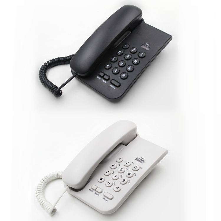 Черный/белый светодиод для дома фиксированной RJ9 RJ11 шнур телефона CT-TF232