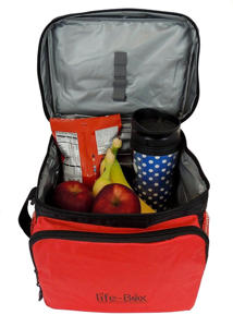 Caliente mejor venta personalizadas picnic acampar al aire libre aislado bolso más fresco rojo para latas <span class=keywords><strong>de</strong></span> cerveza - Product Image 2