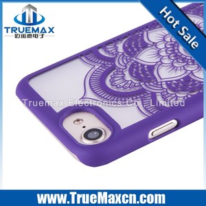 Fábrica al por mayor para el iphone 7 Caja Del Teléfono En Relieve Hollow <span class=keywords><strong>Stramonium</strong></span> PC, para el iphone 7 Caso - Product Image 6