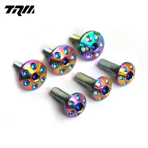 Custom Various Head Shapes And Colors Titanium Bolt/Screw, Titanium Fasteners For Motorcycle